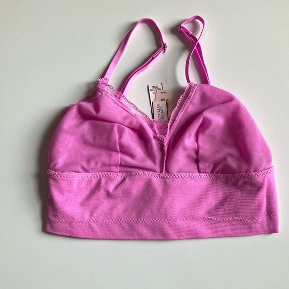 Victoria’s Secret lace sports bra lined and adjustable brand new - Picture 3 of 9